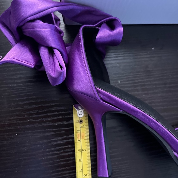 Royal Purple Stylish Heels (3 inch heels) - Picture 5 of 5